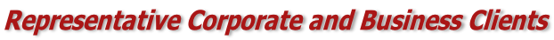Representative Corporate and Business Clients